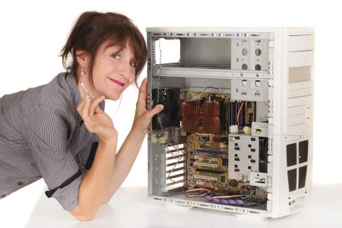 Computer repair 스톡 사진