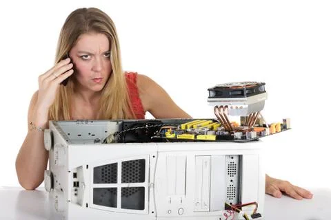Computer repair 库存照片