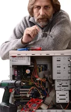 Computer repair Stock Photos
