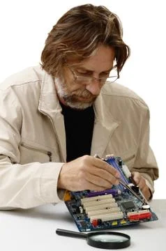 Computer repair Stock Photos