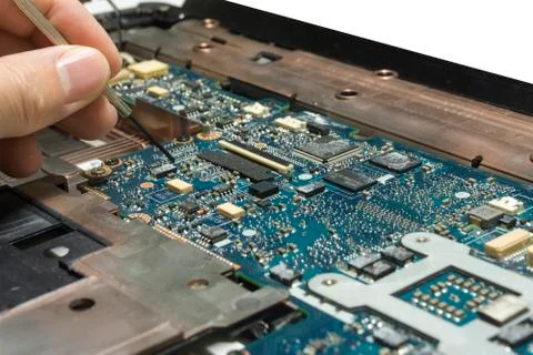 Computer repair Foto stock