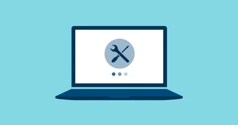 Computer repair service Stock Footage 118091265