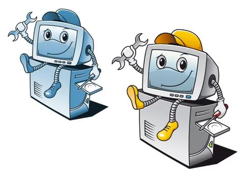 Computer repair service 스톡 일러스트