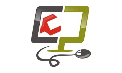 Computer repair service Stock Illustration