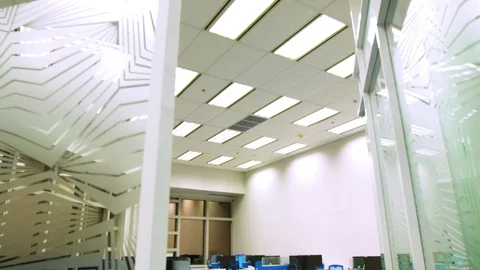 Computer room 02 Stock Footage 89478369