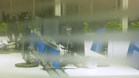 Computer room 10 Stock Footage 89478599