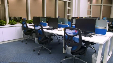 Computer room 12 Video stock 89478618