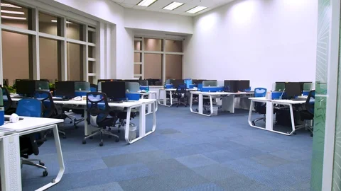 Computer room 14 Stock Footage 89478631