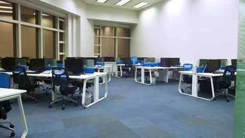 Computer room 16 Stock Footage 89478664