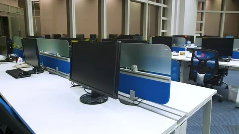 Computer room 17 Stock Footage 89478686