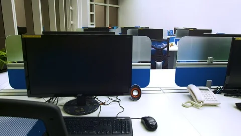 Computer room 27 Stock Footage 89478919