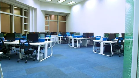 Computer room 32 Stock Footage 89479066