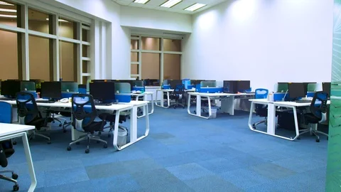 Computer room 36 Video stock 89479192