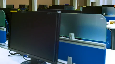Computer room 37 Video stock 89479200
