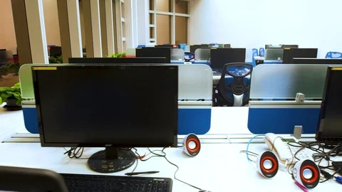 Computer room 47 Video stock 89479397