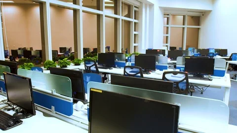 Computer room 49 Stock Footage 89479416