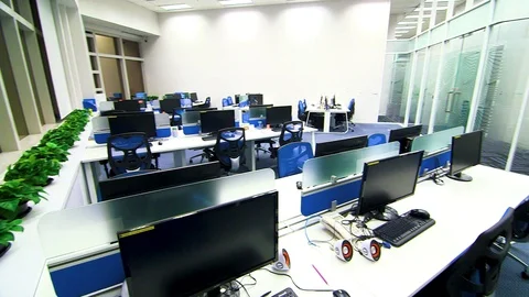 Computer room 52 Stock Footage 89479440