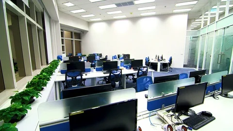 Computer room 55 Video stock 89479516