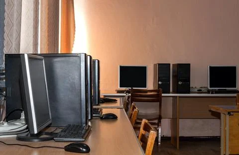 Computer room Stock Photos