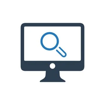 Computer Scan Icon Stock Illustration