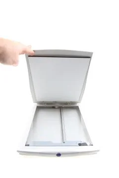 Computer scanner isolated Stock Photos