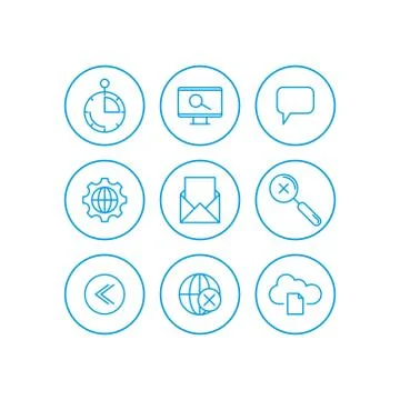 Computer science and software development. IT industry, code programming and Stock Illustration