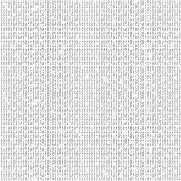 Computer science is a binary number system. Programming, coding, hacker conce Illustrazione stock