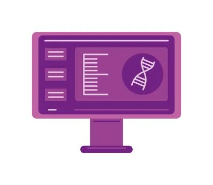 Computer science laboratory Stock Illustration