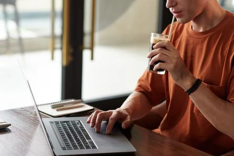 Computer Science Student Studying Stock Photos