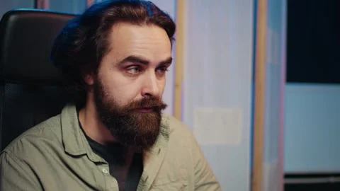 Computer scientist updating artificial intelligence machine learning algorithm Stock Footage 266949859