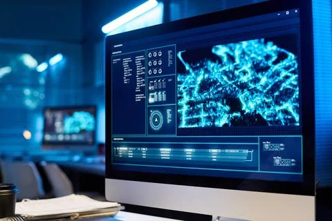 Computer screen with army location Stock Photos