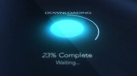 Computer Screen Close Up Downloading Files 스톡 동영상 68917650