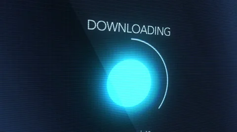 Computer Screen Close Up Downloading Files - Slant Angle 스톡 동영상 68917794