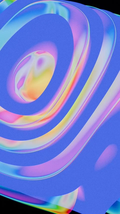A computer screen with a colorful swirl pattern Stock Footage 309949649