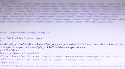 Computer screen data information Vidéo 49959494