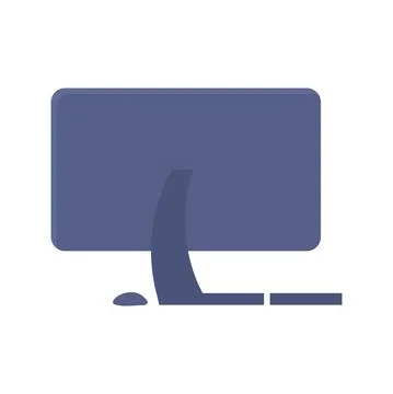 Computer screen device Stock Illustration