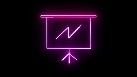 Computer screen displaying N symbol animation. Black background digital ico.. Stock Footage 309017458