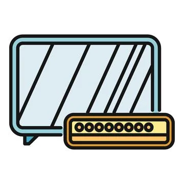 Computer screen displaying password entry security concept Stock Illustration