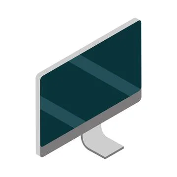 Computer screen gadget Stock-Illustration