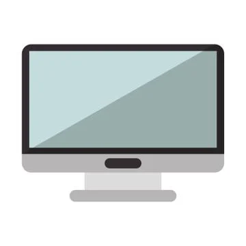 Computer screen hardware Stock Illustration