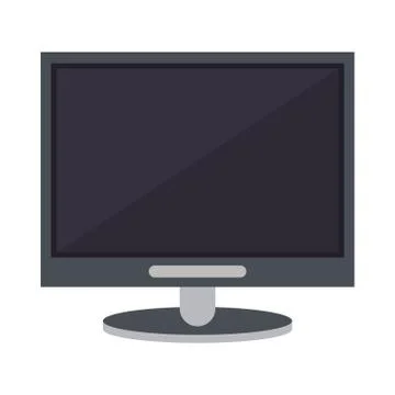 Computer screen hardware technology Stock Illustration