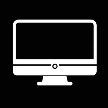 Computer screen icon illustration design Stock-Illustration