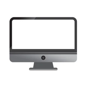 Computer screen icon illustration design Stock Illustration