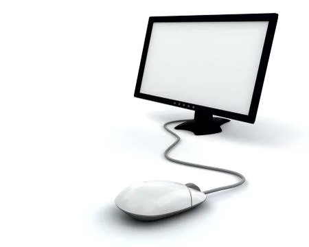 Computer screen Stock Illustration