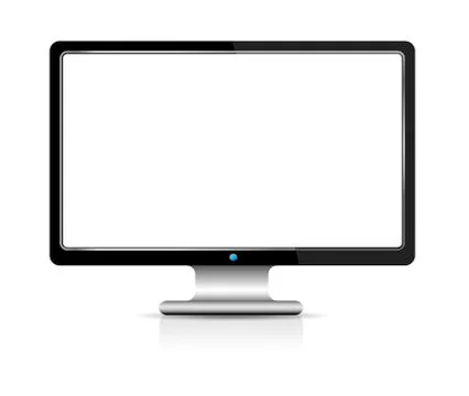 Computer Screen Illustrazione stock