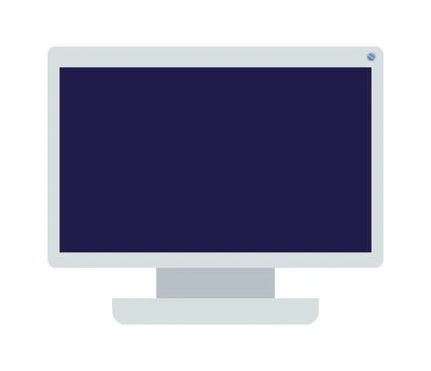 Computer screen isolated Stock-Illustration