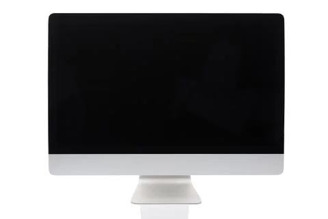 Computer screen isolated Stock Photos