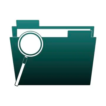 Computer screen isometric symbol blue lines イラスト素材