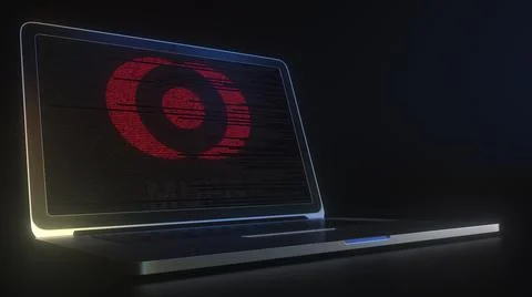 Computer screen with the logo of BANK OF TOKYO-MITSUBISHI UFJ made with source Stock Illustration