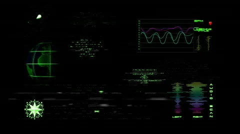 Computer Screen .... Mission imposs Style 스톡 동영상 62877